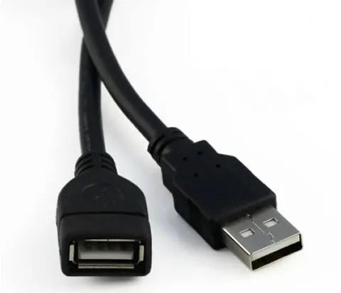 

High speed USB extension cable 2.0 USB data extension cable 1.5m with magnetic ring A-F shielded black wire copper core