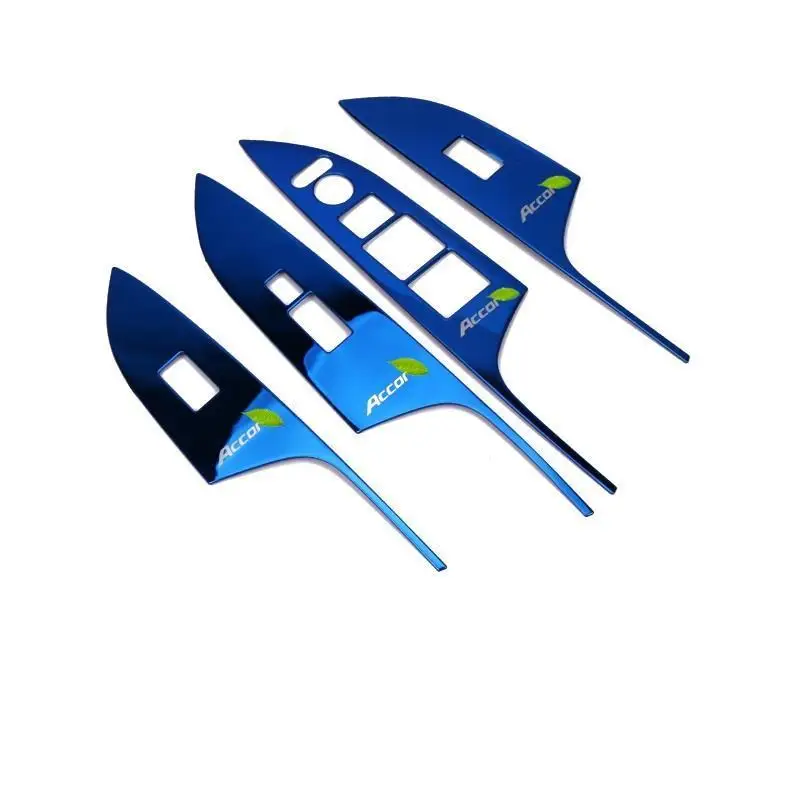 Автомобильная Модифицированная Автомобильная дверная ручка, окно, интерьер, лиха, автомобильный Стайлинг, наклейка, полоса 14 15 16 17 для Honda Accord