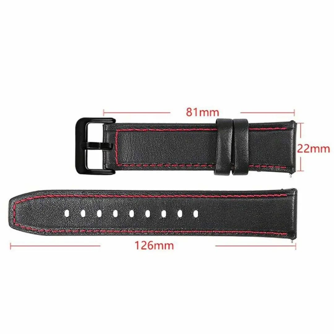 22mm Silicone Leather Sport Watch Band Strap For Huawei Watch 2 Pro/GT Active Adjustable Watch Bracelet Band For Honor Magic