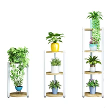 Интерьер украшения провинции пространство балкон Цветочная стойка железное искусство полки гостиной для заземления цветочный горшок рамка цветок Airs