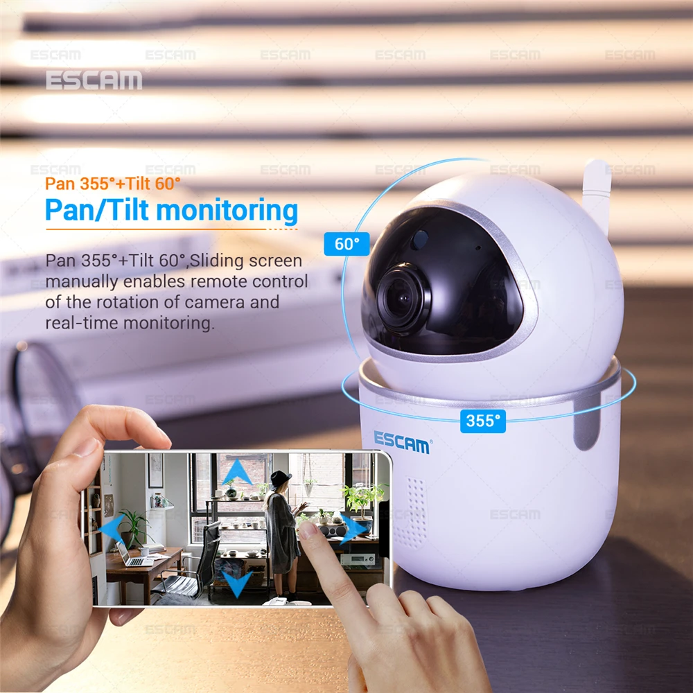 Ip-камера ESCAM QF903 1080P объектив 3 6 мм Мп P2P инфракрасная камера ночного видения PTZ/Tilt