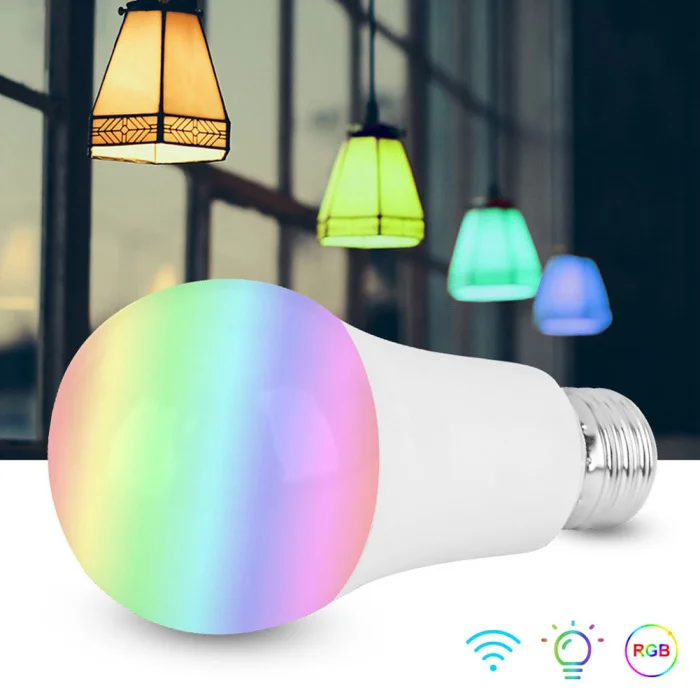 E27/B22/E14 Smart WiFi Светильник лампы светодиодный Красочные лампы для Alexa Google Home ALI88