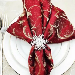 10 Style Desktop Decoration Christmas Napkin Ring Xmas Wreath Elk Deer Napkin ​Christmas Thanksgiving Dinner Table Wedding Decor