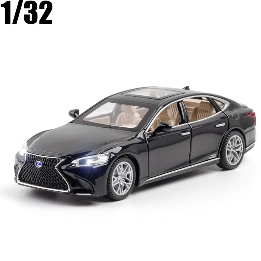 1:32 модель автомобиля из сплава Lexus LS500h литой и игрушечный автомобиль для