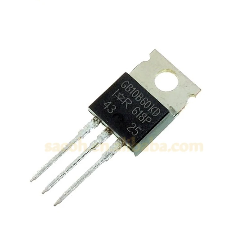 10Pcs IRGB10B60KD GB10B60KD or IRGS10B60KD IRGSL10B60KD TO-220 10A 600V INSULATED GATE BIPOLAR TRANSISTOR | Электроника