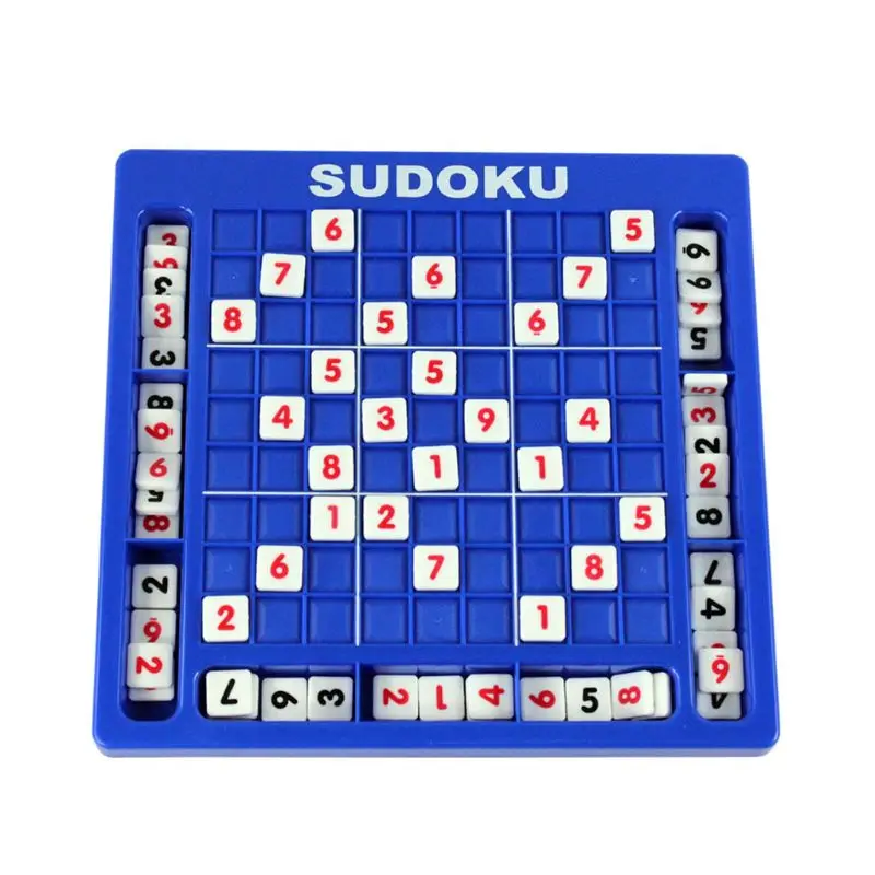 Sudoku игра памяти шахматы доска для детей развивающие Монтессори развития головоломки игрушка