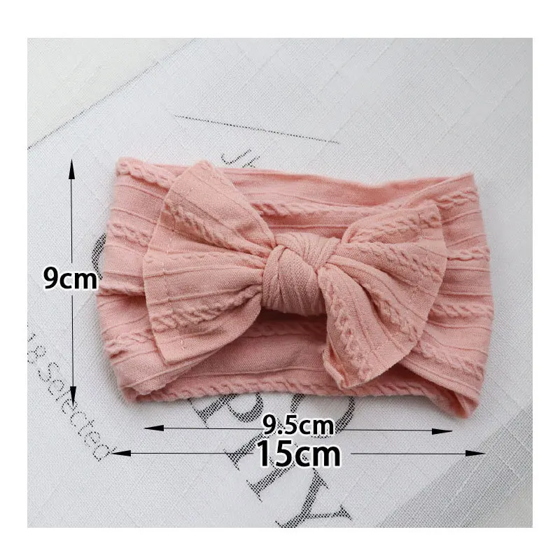 Baby Hair Band Girls Bow Elastic Headbands Turban Baby Hair Accessories Kids Headware 18 Colors best baby accessories of year