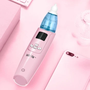 

SHUJIN Electric Nose Cleaner Waterproof Nasal Vacuum Cleaner For Baby Care Product Infant Nasal Suction Device Nasal Aspirator