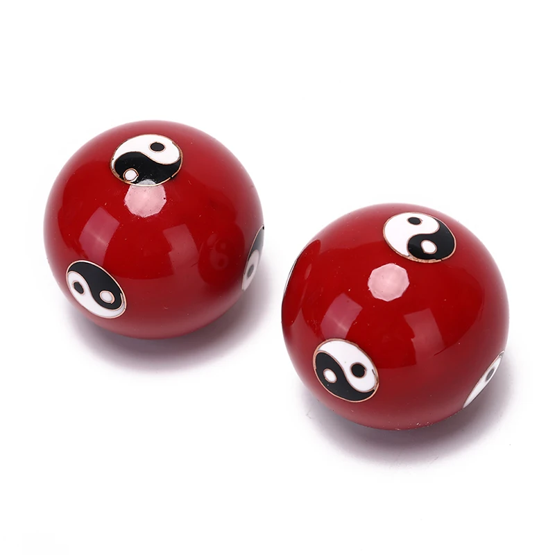 Hand Finger Exercise Stress Relief Baoding Balls Chinese Health Daily Meditation Balls Relaxation Therapy Yin Yang Handballs