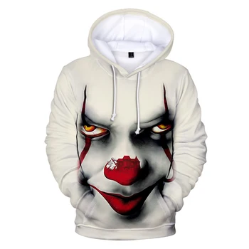 

Men's Harajuku 3D Kpop Hoodies sweatshirt print Hot Movie It Men/Women Fashion Casual Loose Kid/Children Clothing