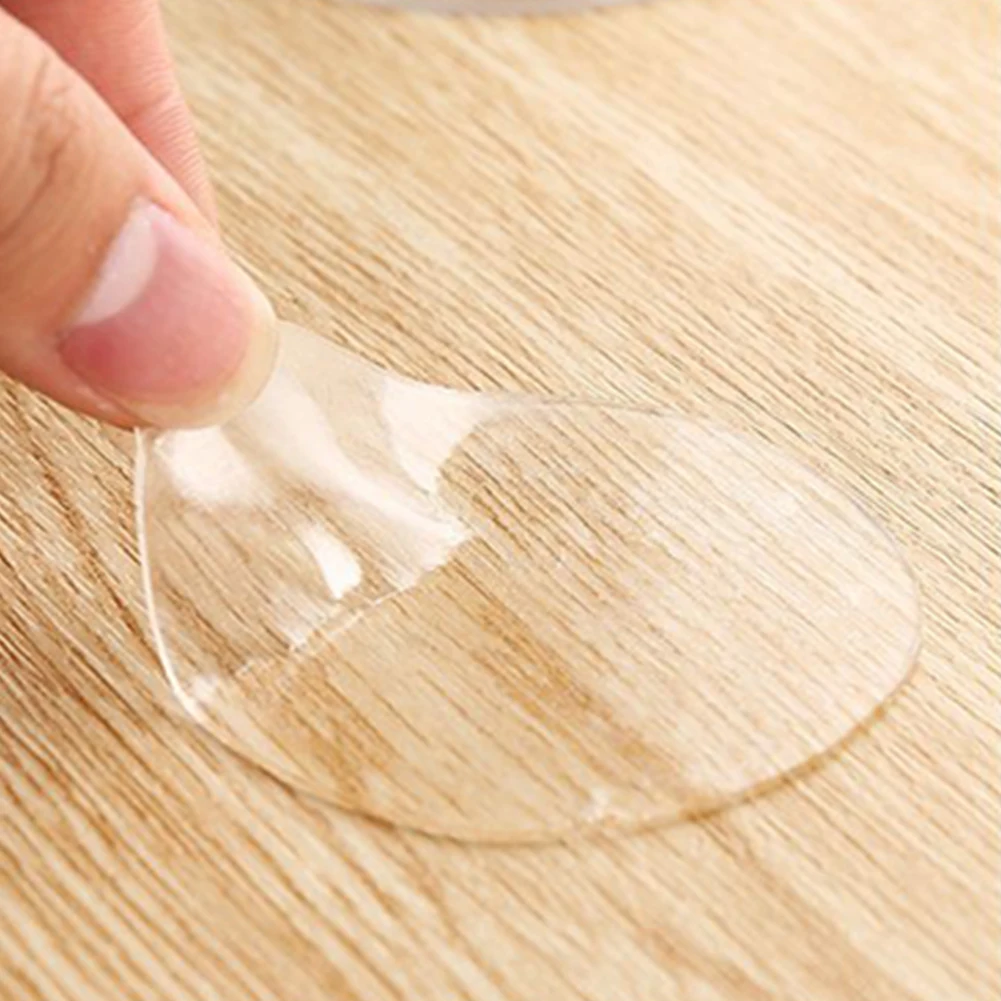 

High Quality Transparent Double Side Sticker Silicone Waterproof Suction Cup Auxiliary Stickers Adhesive Round Sticker Tape Dot