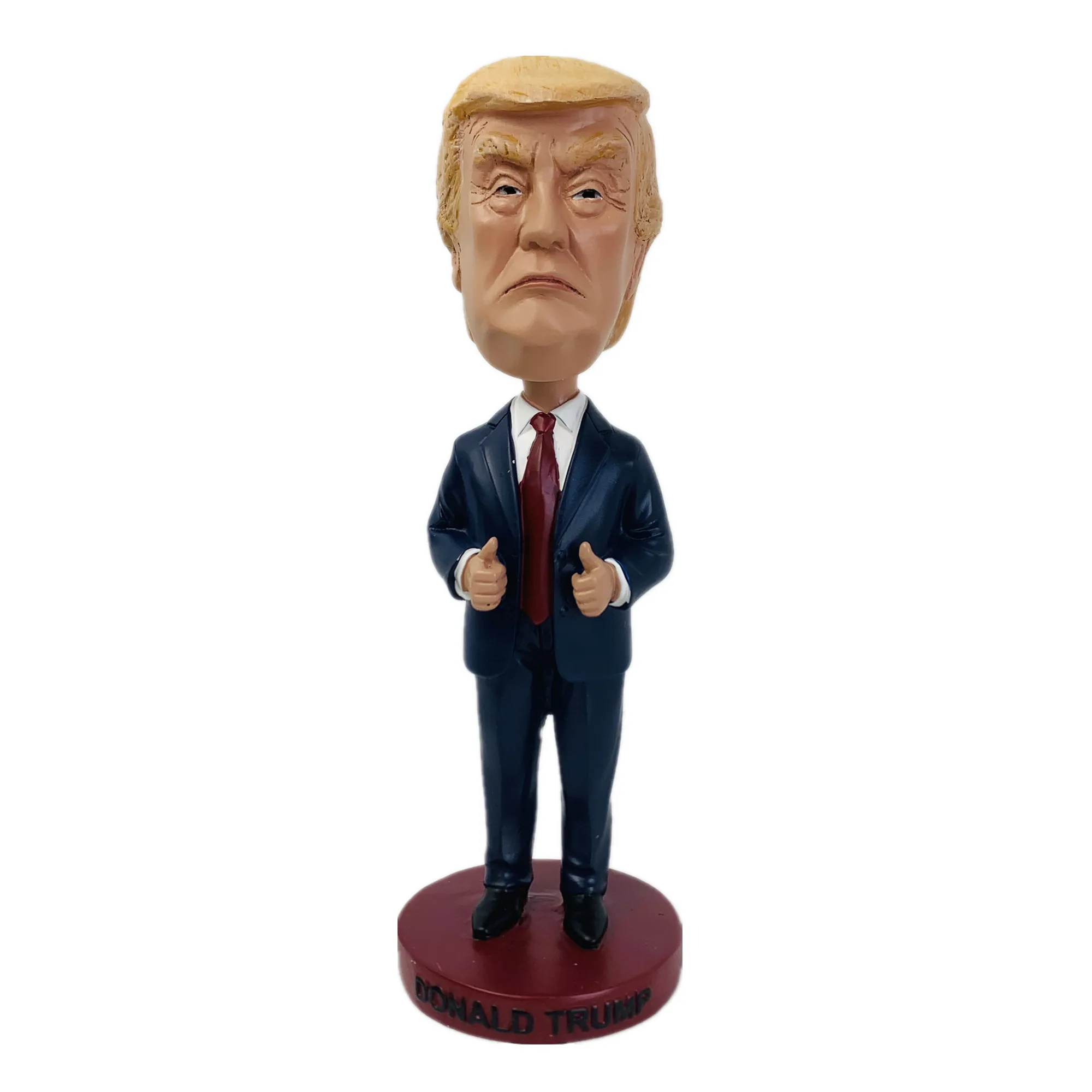 Donald Trump Limited Edition Bobblehead Toy Figurine Signature Hat & Slogan 