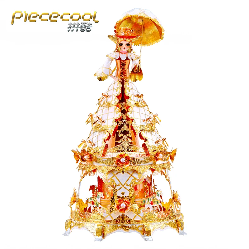 Новое поступление модель Piececool принцессы пазл 3D лазерная вырезка металлическая