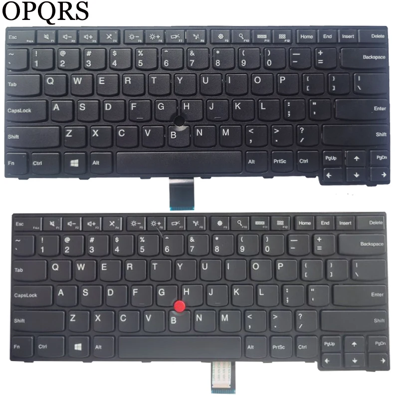 Новая клавиатура US для ноутбука Thinkpad Edge E450 E455 E450C W450 04X6101 04X6141 04X6181 черная без