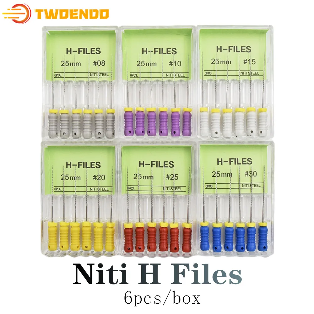 Dental 10boxes Niti H File 25mm Endo Files for Root Canal Treatment | Красота и здоровье