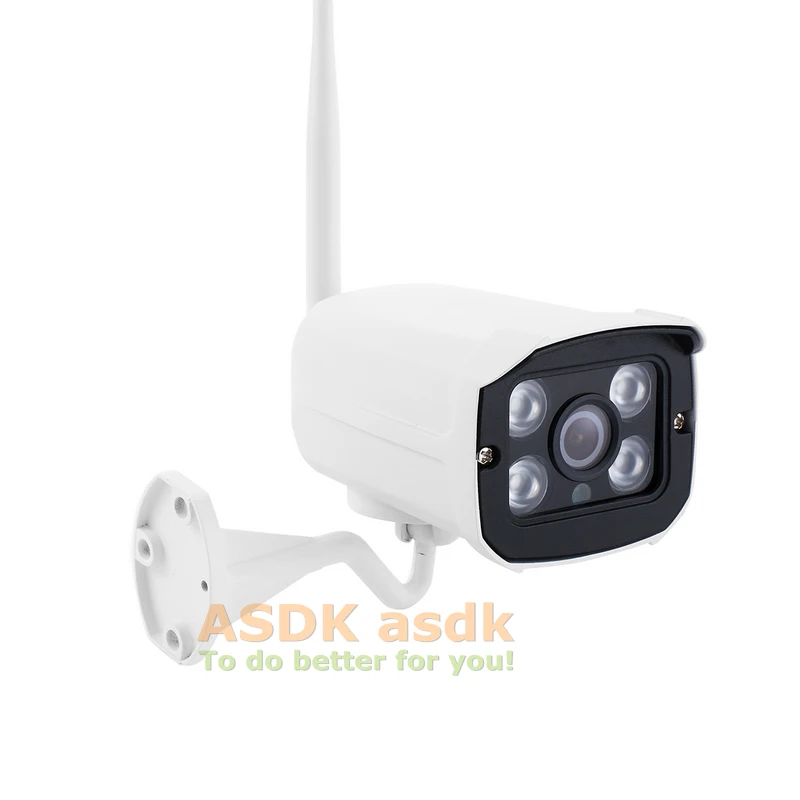 H.265 wifi 3MP/1080 P наружная ip-камера 4 массива светодиодный ночного видения Водонепроницаемая камера видеонаблюдения с разъемом для карты SD