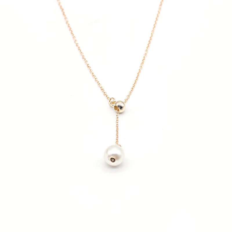 Простое посеребренное длинное ожерелье для женщин колье до ключиц Bijoux ошейники ювелирные изделия Exo воротник подарок одно направление