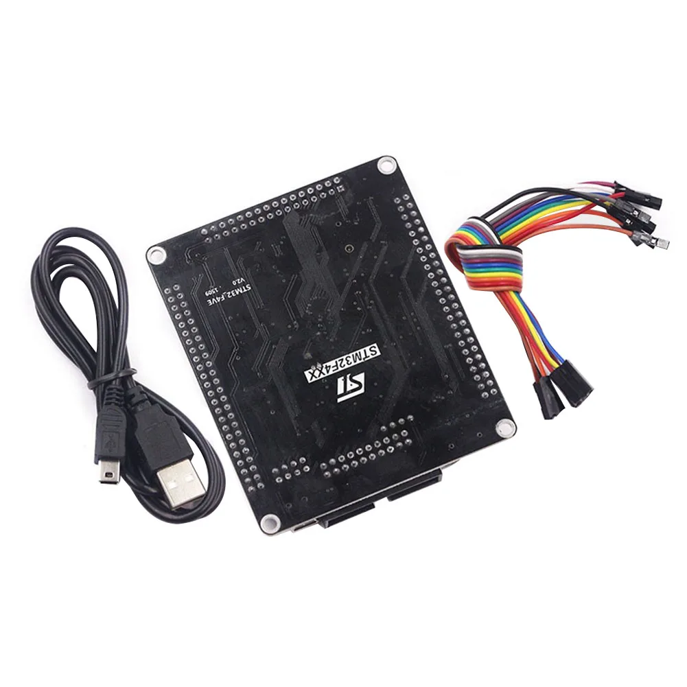 STM32F407VET6 обучающая макетная плата практическая минимальная система USB Cortex M4 ARM Core с кабелем прочный профессиональный
