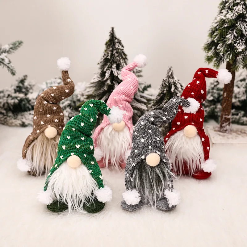 New Year 2024 Gnome Christmas Decorations Faceless Doll Merry ...