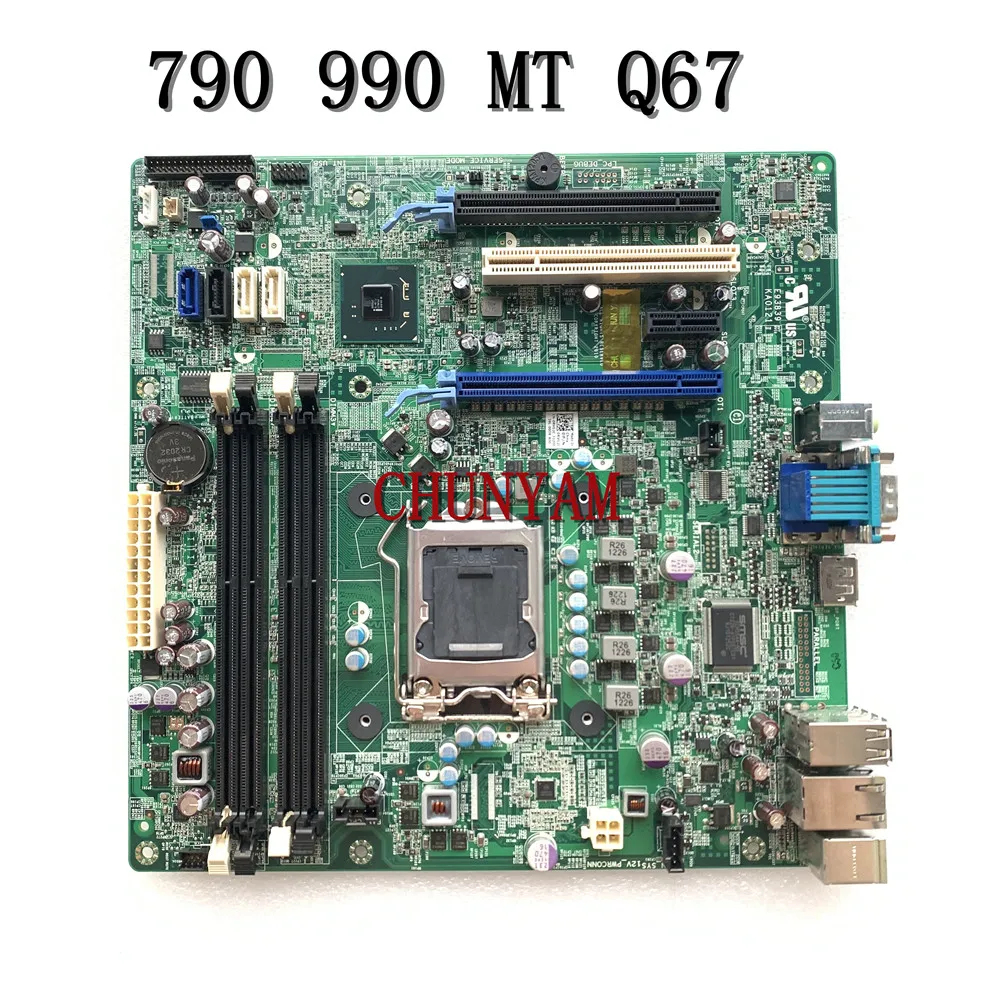 Новый бренд для DELL Optiplex 790 990 MT рабочего стола материнской платы CN-0RVG2C RVG2C Q65