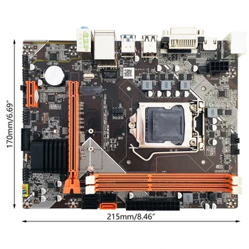 

B75-M2 LGA1155 Socket M-ATX Motherboard Support Integrated Graphic Card VGA XXUD