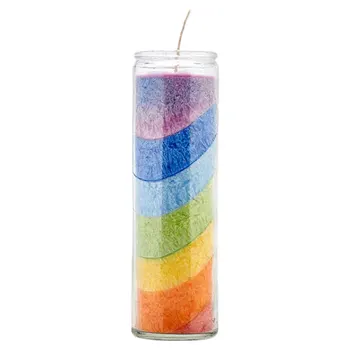 

2020 Halloween Candle Decorations Crystal Rainbow Candles Religious Rituals Candles Colorful Velas Decorativas