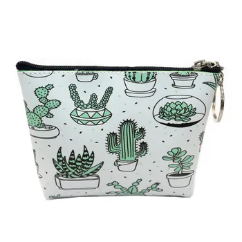 

Maison Fabre bag wallet women printing flower zipper wallet fashion print coin purse wallets for cards credit and cash