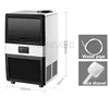 Home Ice Maker Mini Intelligent Fully Automatic 45KG Business Machine Dorm Room Barreled Water Fast Ice Making Frozen Appliances 3