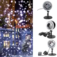 Home Garden Outdoor Lawn Snowflake Projector About 500 cm LED 5W 110-240V-15-45 Celsius 180Degree Lamp IP65