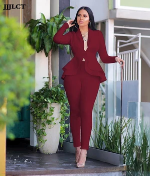 

Solid Color New Fashion Uniform Casual Wear European and American Fashion Lotus Leaf Air Layer Temperament Casual 2019 Full