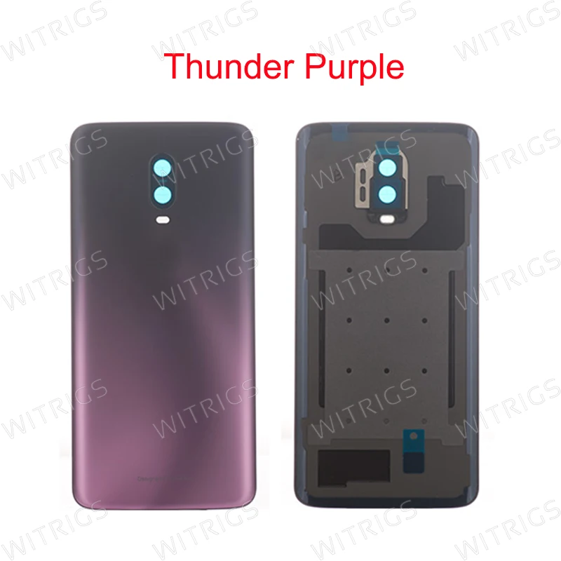 Witrigs для OnePlus 6 T крышка батареи задняя крышка Задняя Дверь Корпус чехол оболочка замена с клеем для One Plus 6 T