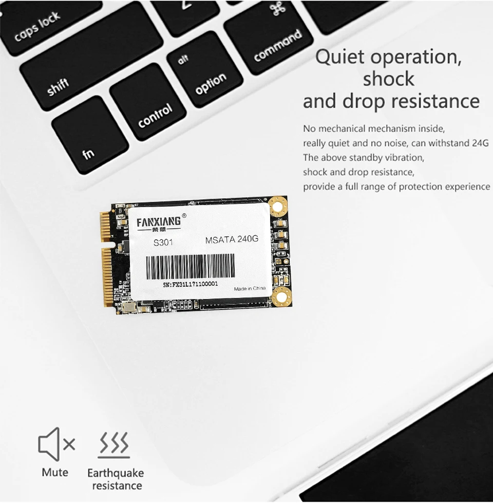 inland professional 240gb ssd Fanxiang MSATA SSD128GB 256GB 512GB 1TB hard Drive  MSATA pcie SSD Internal Hard Disk For Laptop Desktop MSI internal solid state drives