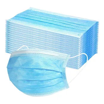 

top selling 300/600PC Disposable Face Mask Sports Mouth Cover 3Ply Ear Loop Mouth Cover Support Wholesale and Dropshipping