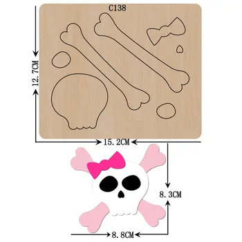 

New Halloween, ghost Wooden die Scrapbooking C-138 Cutting Dies Compatible with most die cutting machines