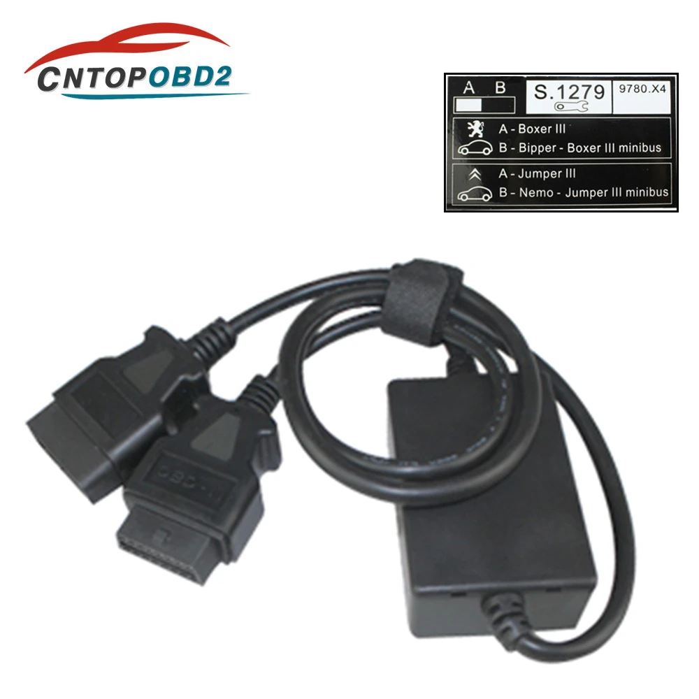 S.1279 модуль PPS2000 для Nemo Bipper mBoxer III Jumper S1279 Lexia3 PP2000 Citroen Peugeot переходной интерфейс |