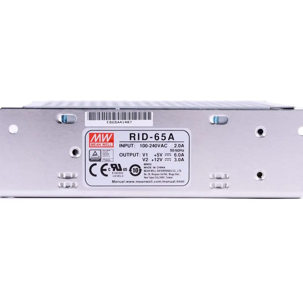 Бренд Mean Well представляет Рид-65 серия AC/DC 65W 5 V/12/24 V двойной Выход переключение Питание meanwell Интернет-магазин