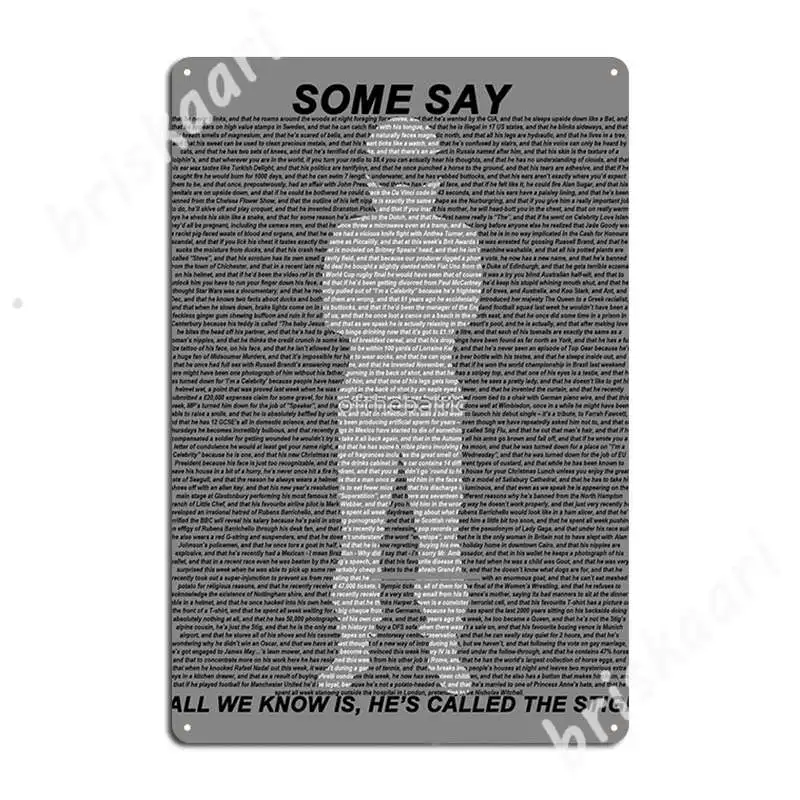 

The Stig Metal Signs Wall Cave Club Bar Design Wall Decor Tin sign Posters