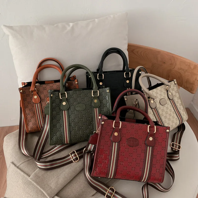 

Europe And America Hot Selling Large-Volume Tote Bag WOMEN'S Bag 2019 New Style Simple Glorious Lettered Bag Portable Shoulder B