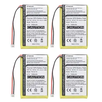 

4x GPS Battery for TomTom Go 530 Live 630 630T 720 730 730T go 930 930T SatNav, 1300mAh Battery 1697461 AHL03714000 VF8 Battery.