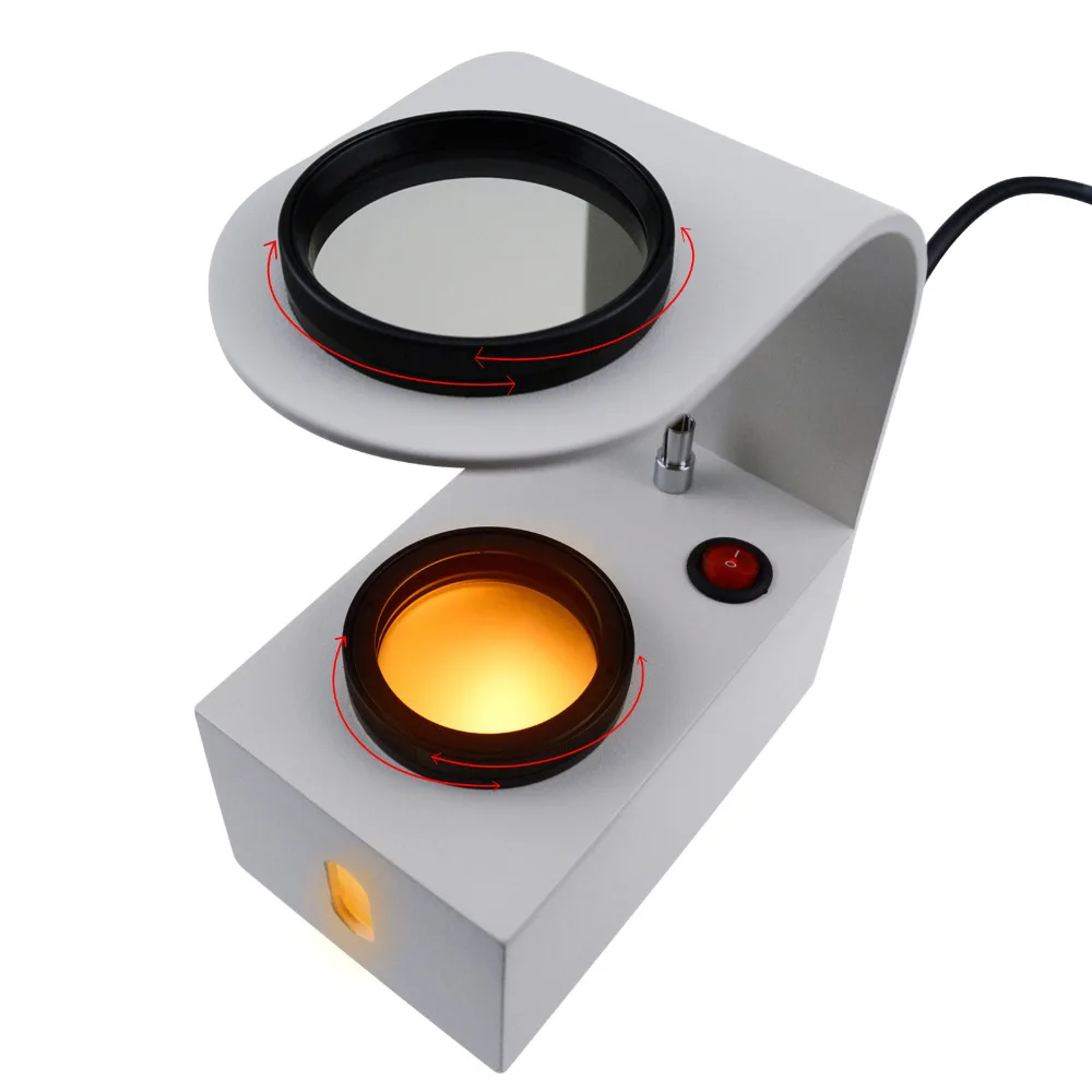 

GS-PS1 Desktop Polariscope Built-in LED Gemstone 2 Glass Filter Gem Jewel Jeweller Tester Tool Loupes and Magnifier