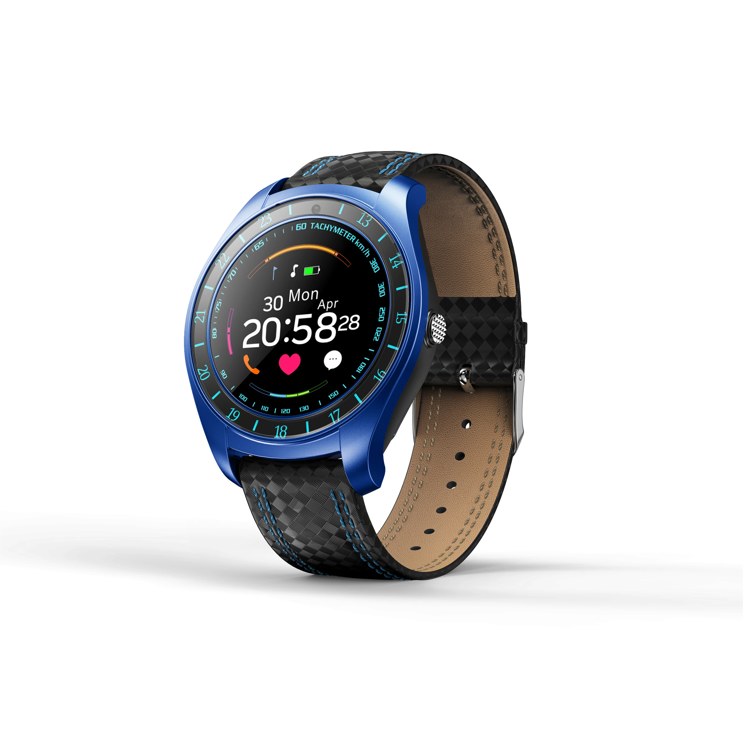 V10 Smart Watch Men with Camera Bluetooth Smartwatch Pedometer Heart Rate Monitor with Sim TF Card Wristwatch for Android Phone