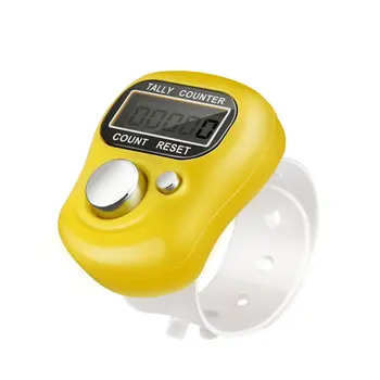 

Plastic Compact Mini Stitch Marker And Row Finger Counter LCD Electronic Digital Tally Counter Random for Any Knitter Hot