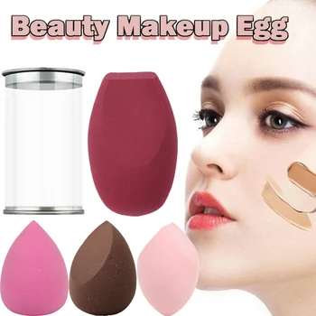 

Three-cut round gourd-shaped sponge puff face foundation concealer powder makeup puff makeup sponge puff stirring sponge tool