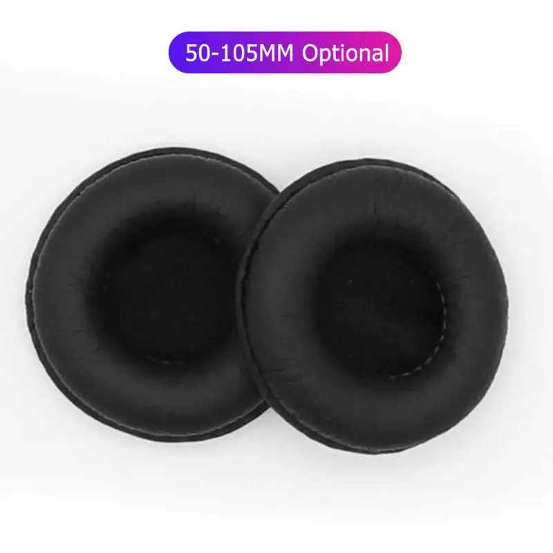 

Soft PU Leather Earpad 50MM-105MM Foam Ear Pads 60mm 70mm Cushions for Sony AKG Sennheiser ATH Philips Logitech Headphones