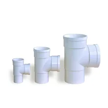 Труба из ПВХ под усадкой t-коннектор трубка-затычка t-разъем 50 75 110 дренажный Т-разъем прямая трубка-затычка