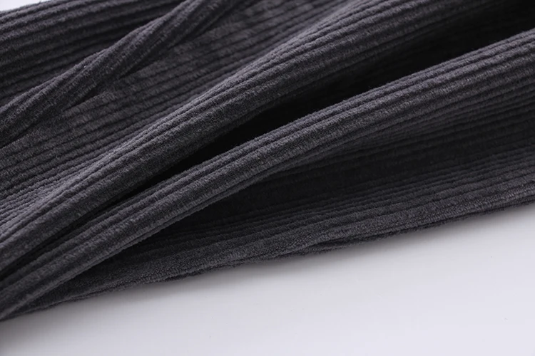 Corduroy pants winter new loose version of the retro velvet women Lunan pants DF545