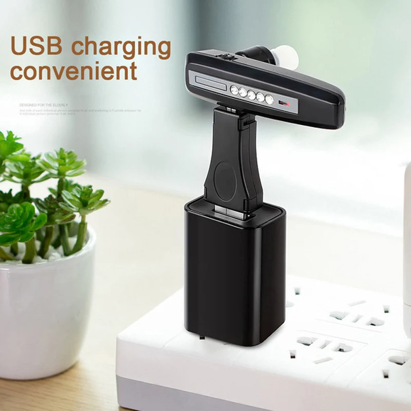 USB Перезаряжаемые слуховой аппарат Bluetooth BTE звуковой для S 101 наушники усилители