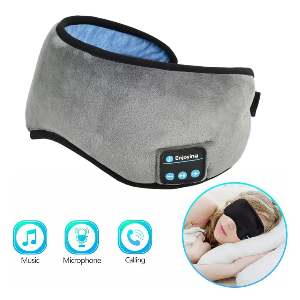 Затемняющая музыкальная маска для глаз с Bluetooth полное затенение гипнотическая