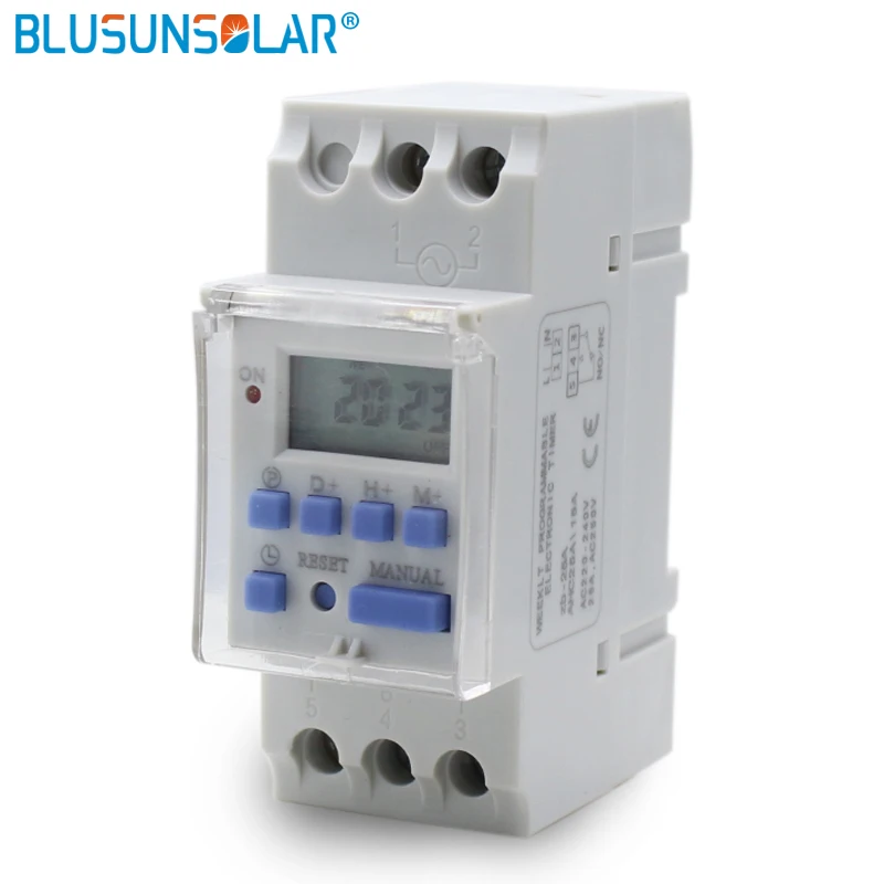 Multifunctional weekly programmable electronic timer AC180V-264V 50/60HZ LCD display on/auto/off disconnct switch | Строительство и