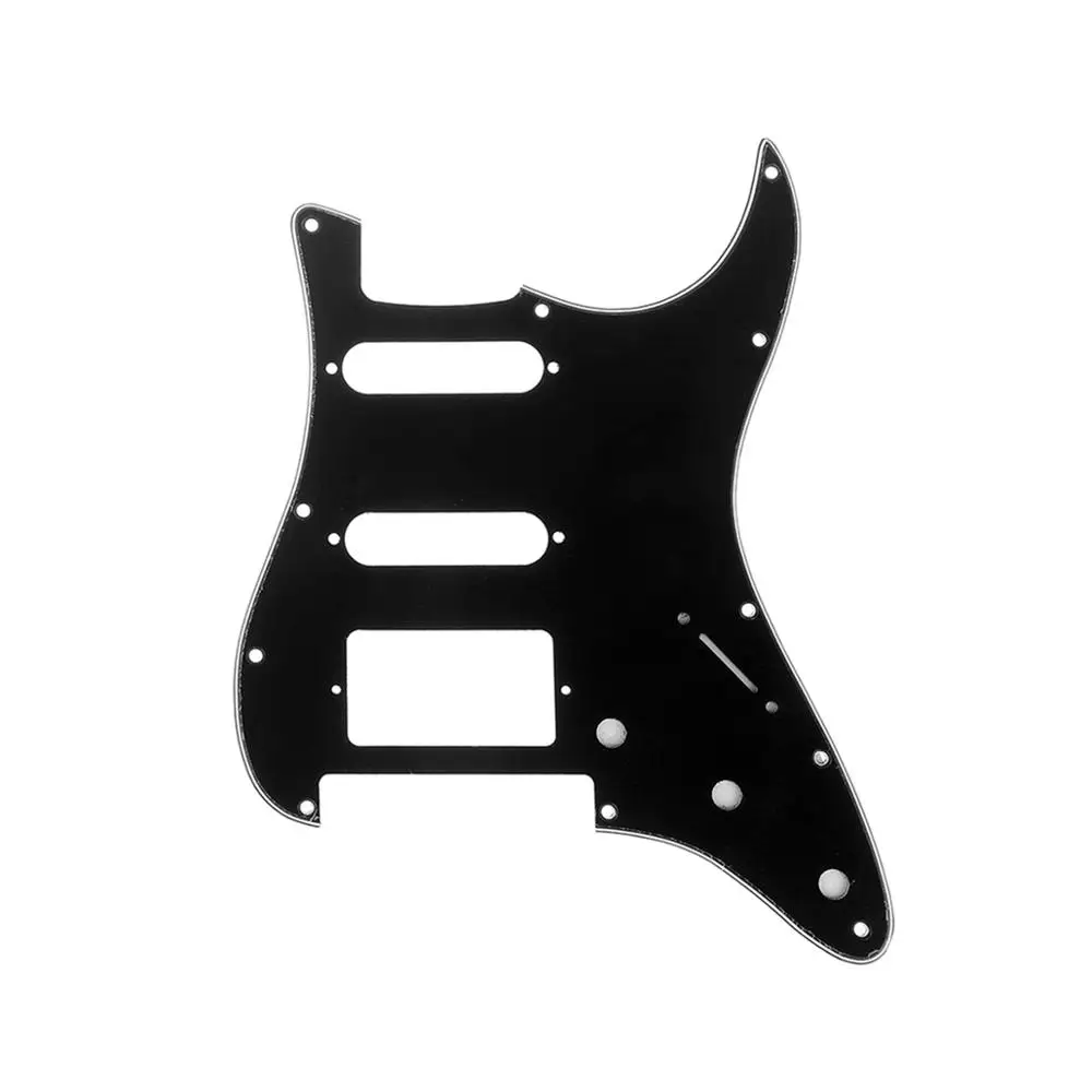 * NEW Black 3 Ply PICKGUARD for Fender Squier *IMPORT* Stratocaster Strat